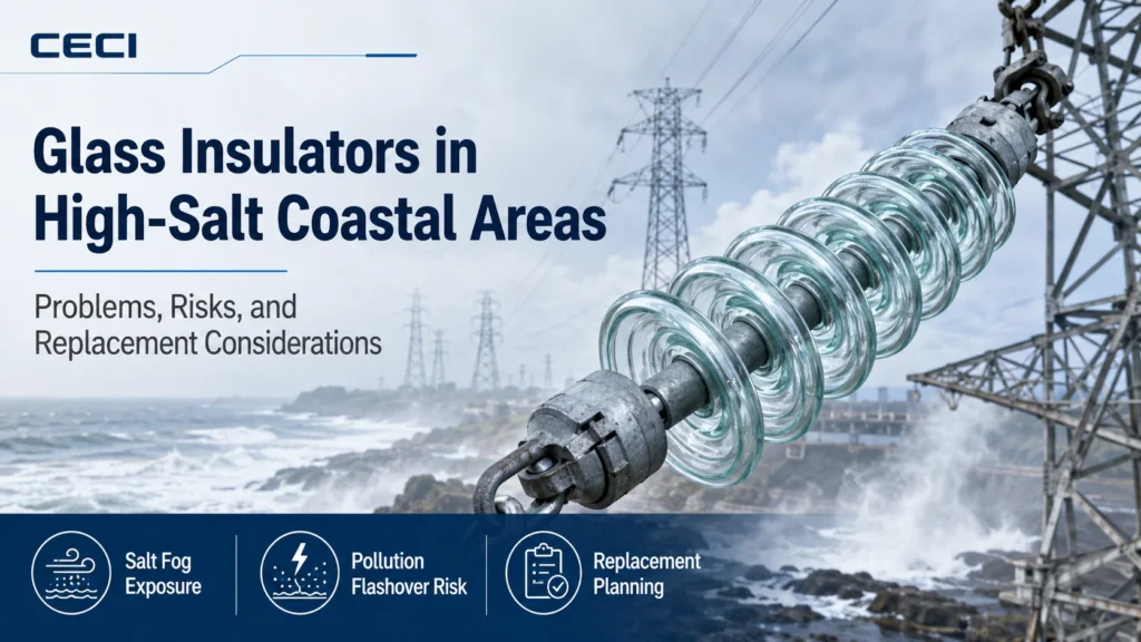 Glass Insulators in High-Salt Coastal Areas Problems, Risks, and Replacement Considerations