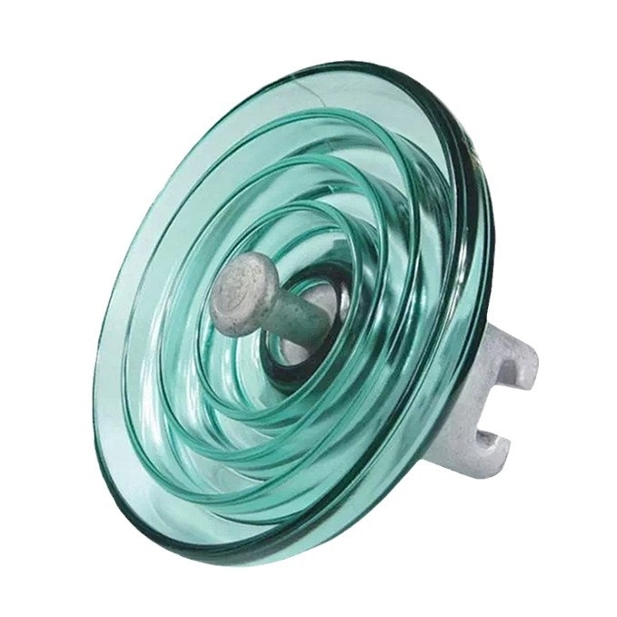pollution resistant glass insulator U70BP for polluted transmission lines