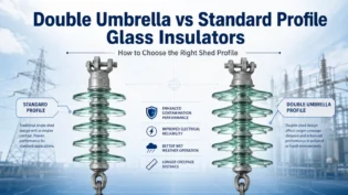 Double Umbrella vs Standard Profile Glass Insulators How to Choose the Right Shed Profile