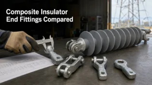 Composite Insulator End Fittings Compared Ball-and-Socket, Clevis-and-Tongue, Y-Clevis and Eye Couplings