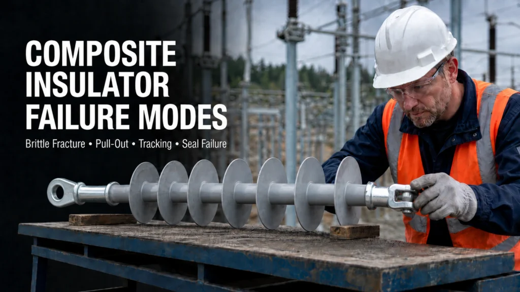 Composite Insulator Failure Modes How to Identify Brittle Fracture, Pull-Out, Tracking, and Seal Failure